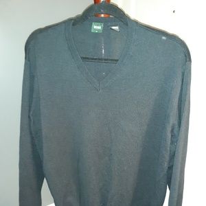 Black lightweight pull over cardigan sweater